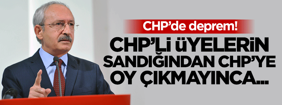 CHP'de deprem! 3896 CHP'li üye ihraç edildi