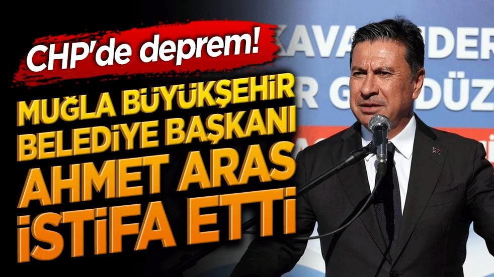 CHP'de deprem! Bir Büyükşehir Belediye Başkanı daha partiden istifa etti!