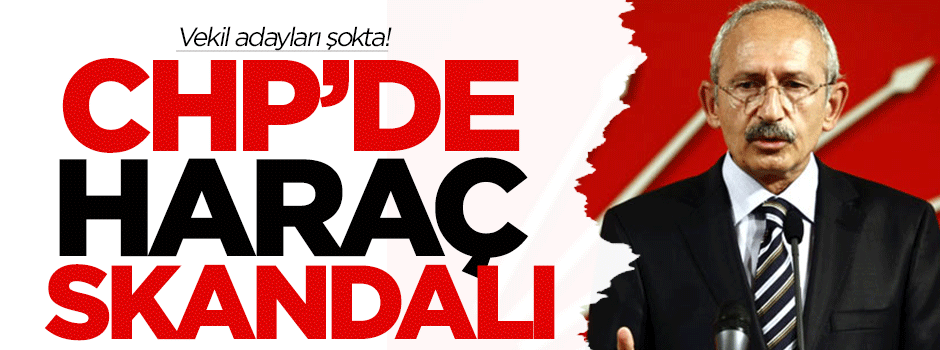 CHP'de haraç skandalı