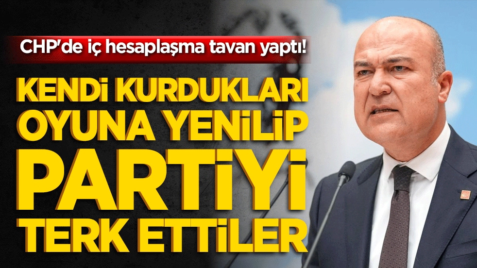 CHP'de iç hesaplaşma tavan yaptı! Kendi kurdukları oyuna yenilip partiyi terk ettiler!
