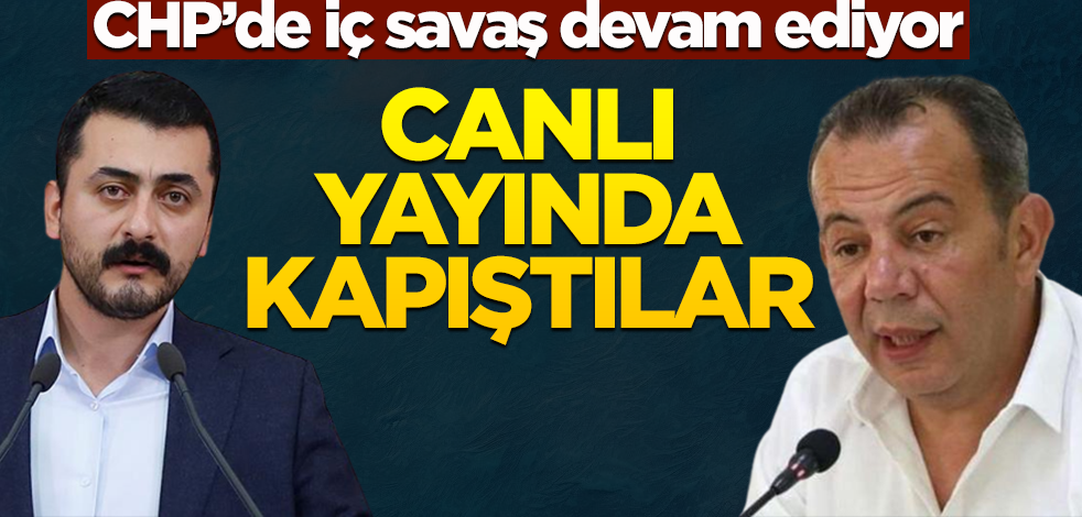 CHP'de iç savaş devam ediyor! Bu kez canlı yayında kapıştılar