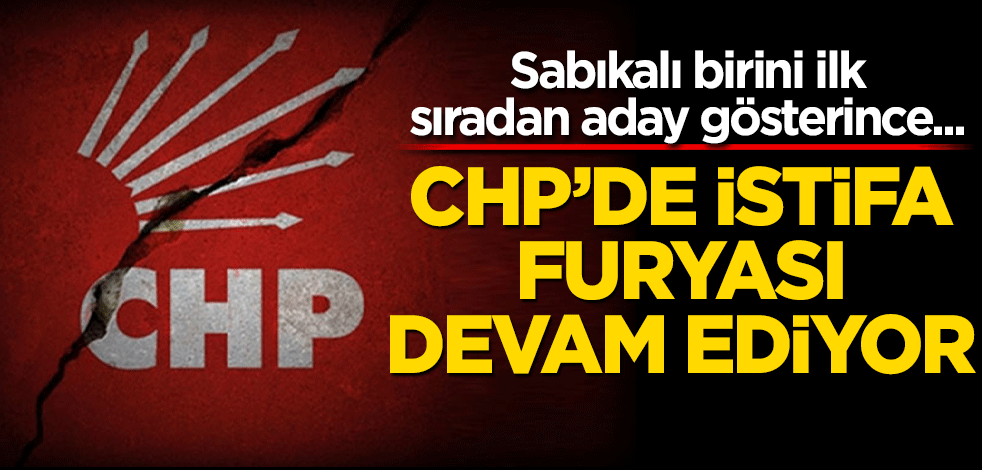 CHP’de istifa furyası devam ediyor! 8 meclis üyesi aday daha istifa etti