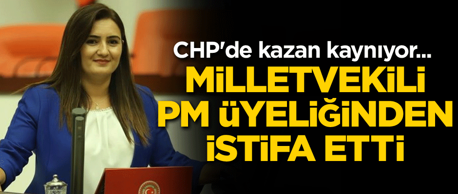 CHP'de kazan kaynıyor... Milletvekili PM üyeliğinden istifa etti