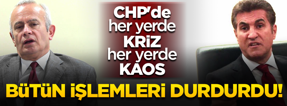 CHP'de kriz bitmiyor! Şişli'de rant kavgası