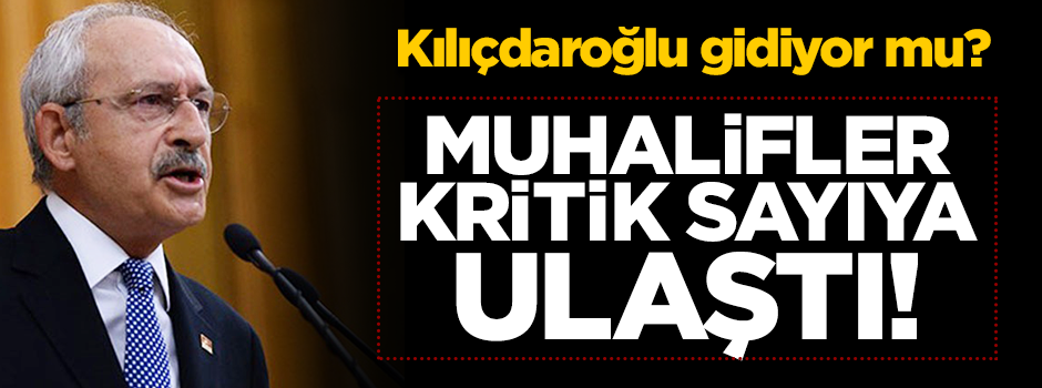 CHP’de muhalifler 526 imzaya ulaştı