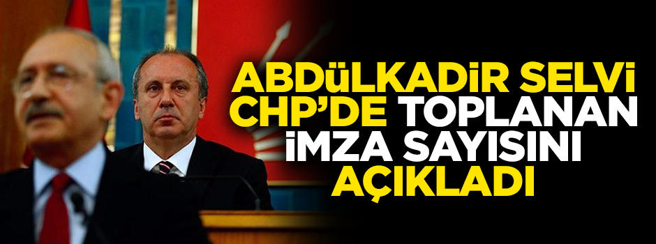 CHP'de muhalifler 620 imza topladı