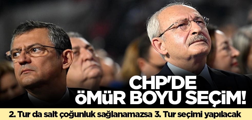 CHP'de ömür boyu seçim! Sürekli turluyorlar