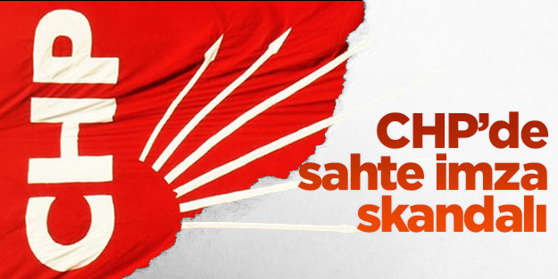 CHP'de sahte imza skandalı