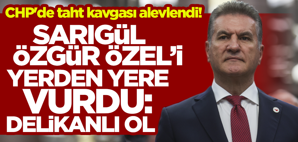 CHP'de taht kavgası alevlendi! Sarıgül koltuğa göz diken Özgür Özel'i yerden yere vurdu: Delikanlı ol!