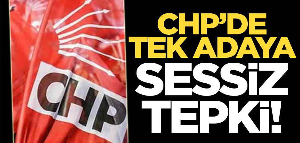 CHP'de tek adaya sessiz tepki