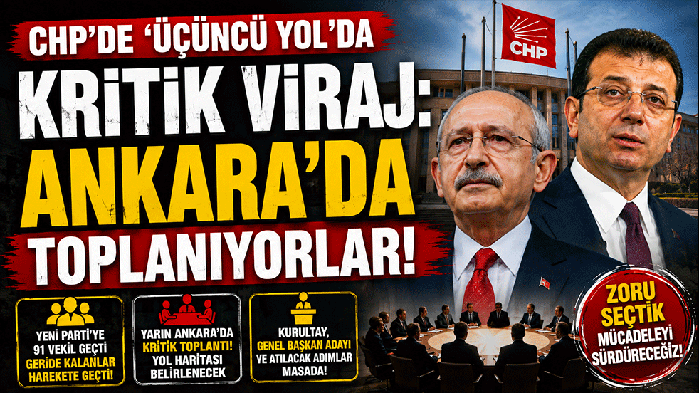 CHP'de 'Üçüncü Yol' alarmı! Kılıçdaroğlu cephesi Ankara'da kritik toplantıya gidiyor
