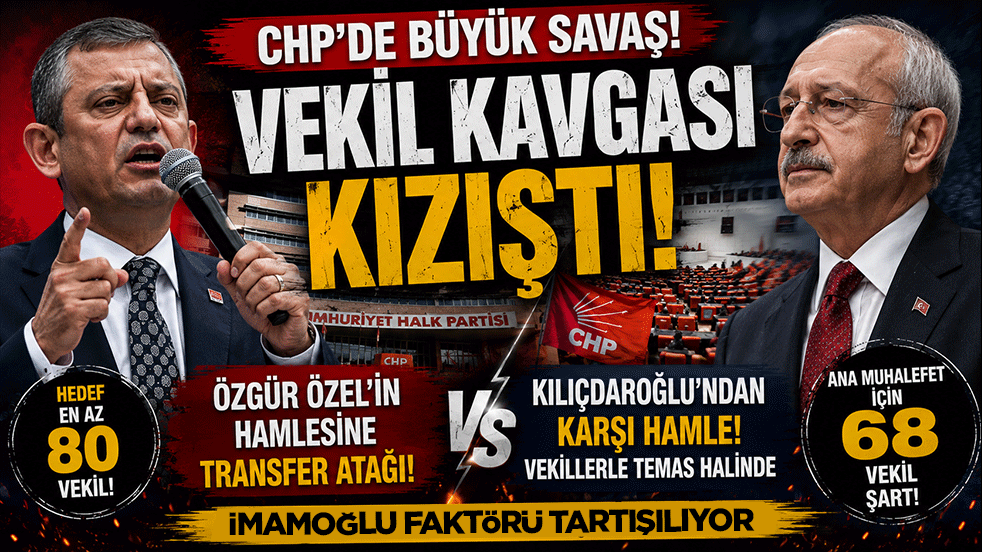 CHP'de vekil savaşı büyüyor! Özgür Özel'in hamlesine Kılıçdaroğlu cephesinden karşı atak
