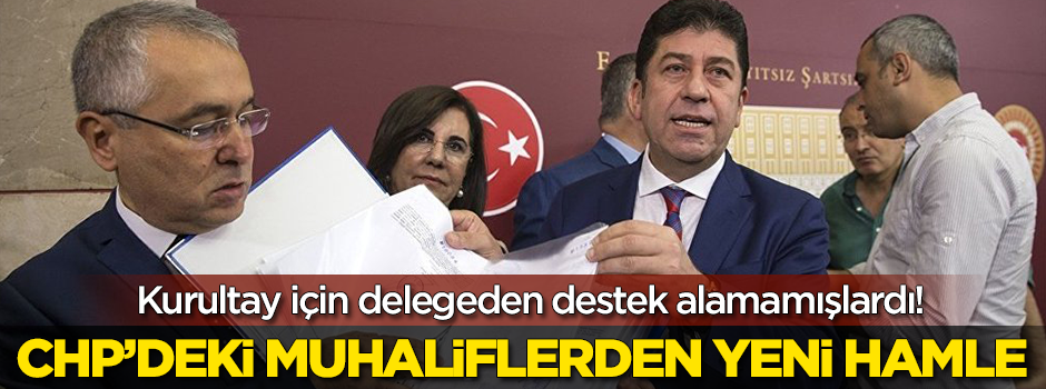 CHP'deki muhalif delegelere kritik mesaj