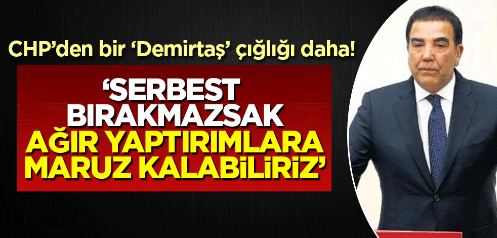 CHP'den bir 'Demirtaş' çığlığı daha! 'Ağır yaptırımlarla karşılaşabiliriz'