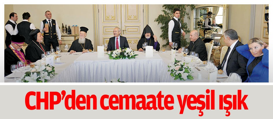 CHP’den cemaate yeşil ışık