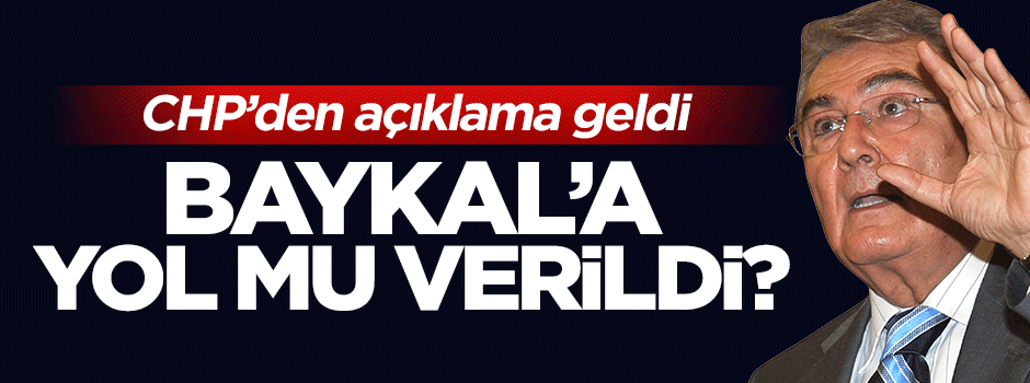 CHP'den Deniz Baykal iddiasına cevap