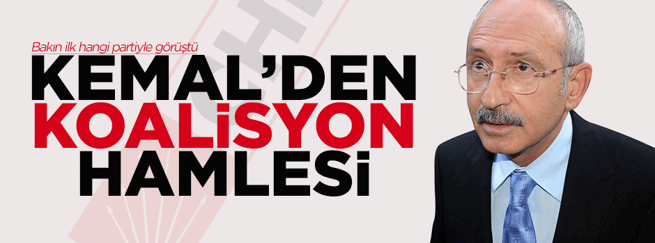 CHP'den ilk koalisyon hamlesi geldi