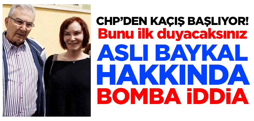 CHP’den kaçış başlıyor! Bunu ilk duyacaksınız Aslı Baykal hakkında bomba iddia