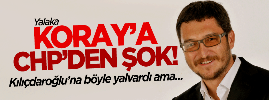 CHP'den Koray Çalışkan'a şok!