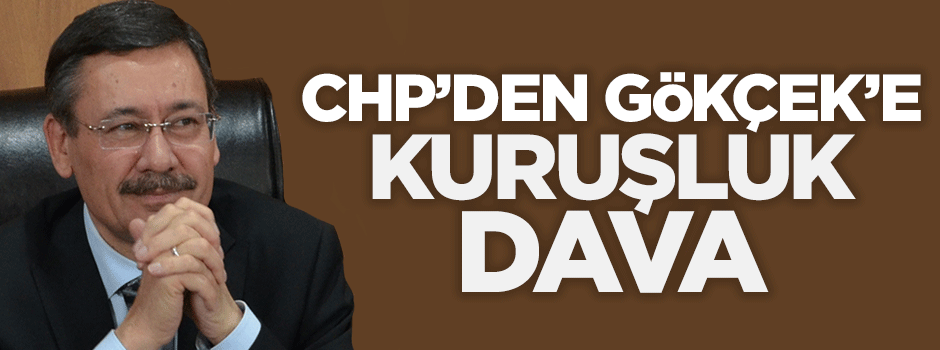 CHP'den Melih Gökçek’e 10 kuruşluk tazminat davası