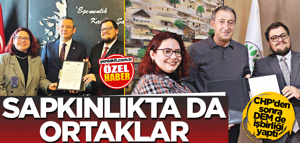 CHP’den sonra DEM de işbirliği yaptı! Sapkınlıkta da ortaklar