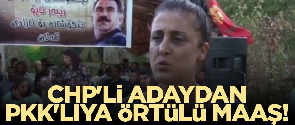 CHP'li adaydan PKK'lıya örtülü maaş!
