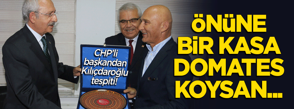 CHP'li Altınok Öz'ün Kemal 'Kılıçdaroğlu' tespiti: Önüne bir kasa domates koy...
