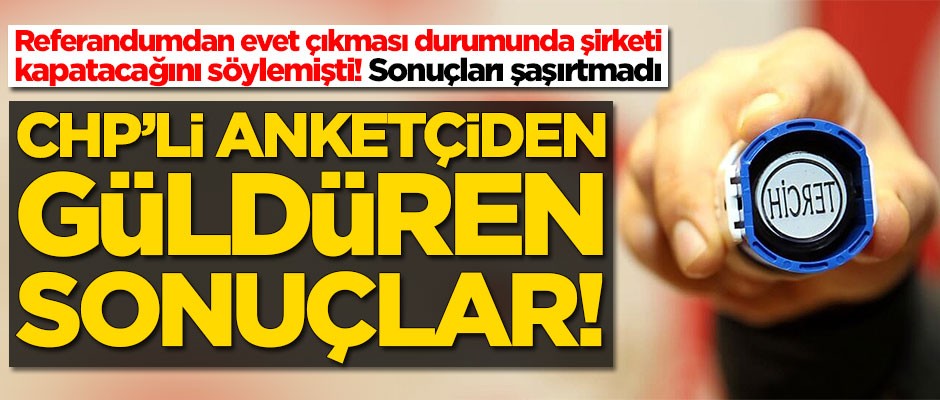 CHP'li anketçiden seçim sonrası ilk anket! Sonuçları pek şaşırtmadı