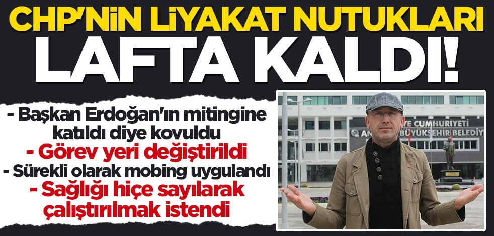CHP'li Antalya Büyükşehir Belediyesi'nde skandal!