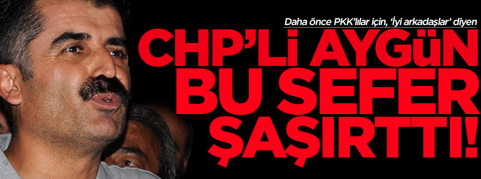 CHP'li Aygün: Genelkurmay'a da teşekkür etmek lazım