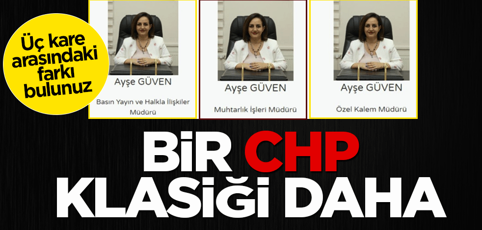 CHP'li belediyede bir kişiye 3 makam birden