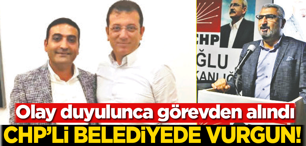 CHP’li belediyede vurgun! Beşiktaş-Beyoğlu arası ballı vurgun