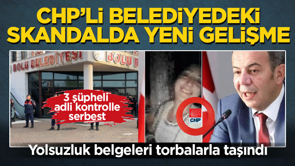 CHP’li belediyedeki skandalda yeni gelişme: Yolsuzluk belgeleri torbalarla taşındı! 3 şüpheli adli kontrolle serbest