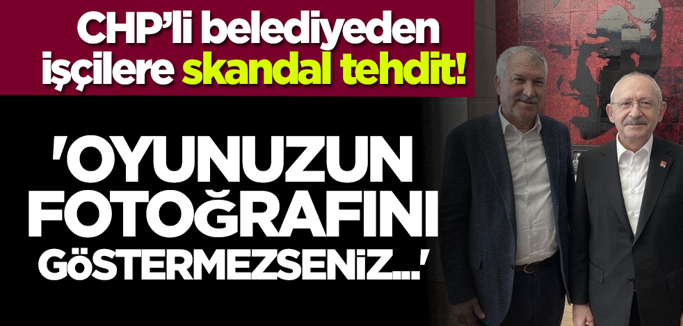 CHP’li belediyeden işçilere skandal tehdit! 'Oyunuzun fotoğrafını göstermezseniz...'