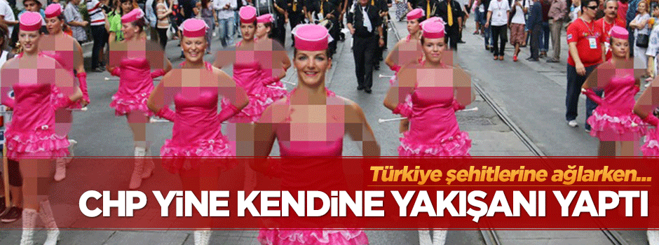 Şehitleri umursamayan CHP'li belediyeden Taksim'de skandal festival açılışı