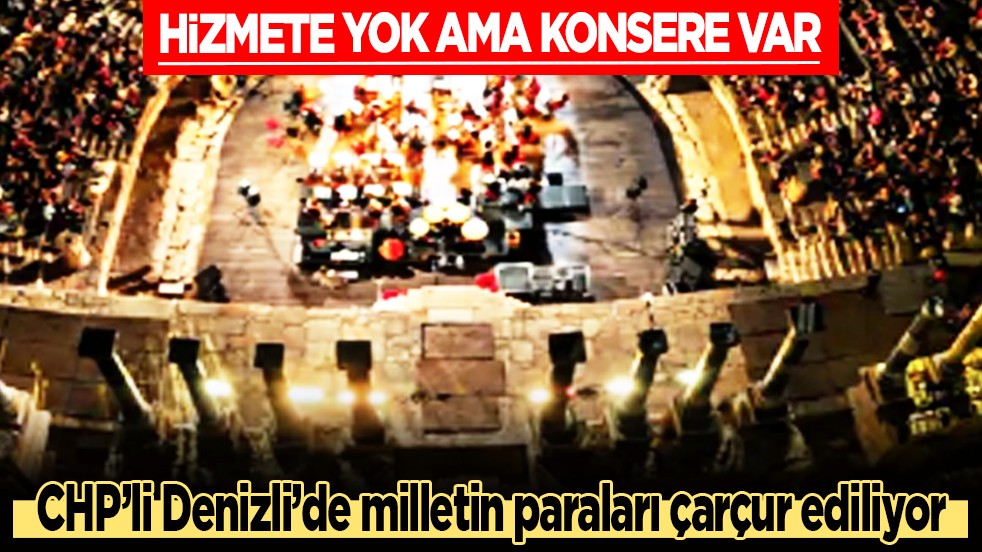 CHP’li Denizli Belediyesi'nin hemşehrilerine ölümsüz (!) hizmeti: Beethoven’ın 9. Senfonisini Denizlililer kaçırmasın.. 