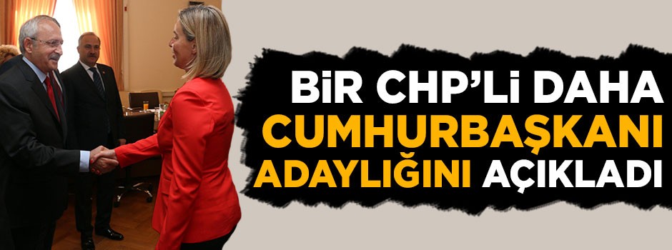 CHP'li Didem Engin de Cumhurbaşkanlığı adaylığını açıkladı