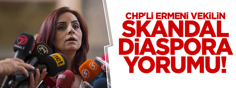 CHP'li Ermeni vekilin skandal diaspora yorumu!