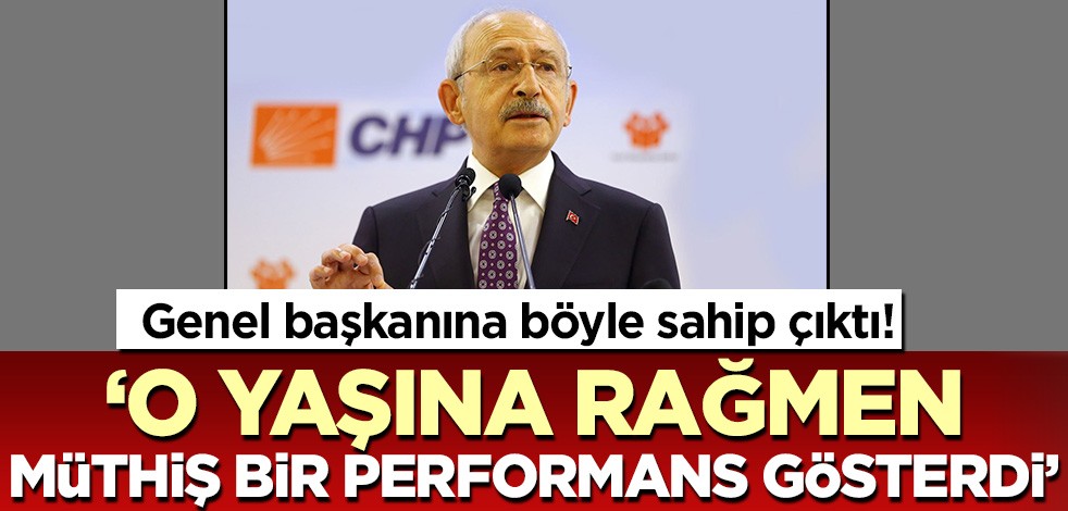 CHP'li Erol'dan genel başkanına büyük teselli: O yaşına rağmen müthiş bir performans gösterdi!