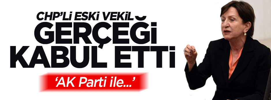 CHP'li eski vekil Binnaz Toprak: AK Parti ile daha iyi olur