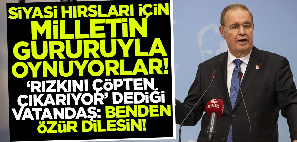 CHP'li Faik Öztrak'ın yalanını ele verdi: Benden özür dilesin