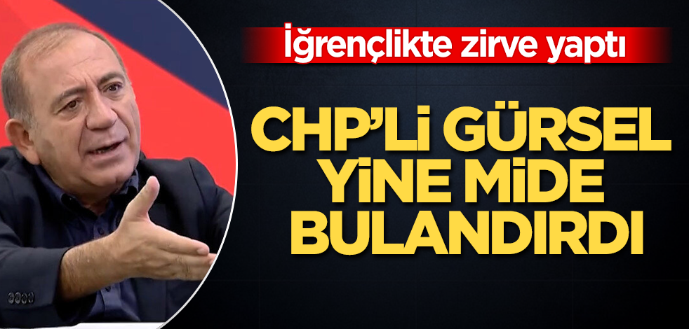 CHP'li Gürsel Tekin yine mide bulandırdı! İğrençlikte zirve yaptı