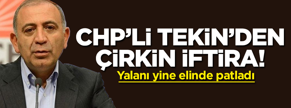 CHP'li Gürsel Tekin'den skandal paylaşım