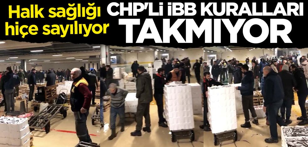 CHP'li İBB halk sağlığını hiçe saymaya devam ediyor... Büyük rezillik!