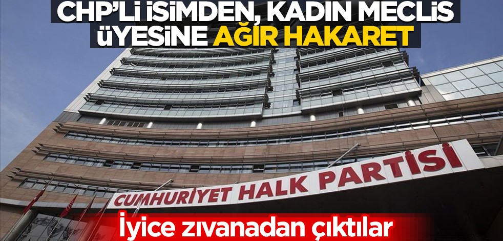 CHP'li isimden, kadın meclis üyesine ağır hakaret!