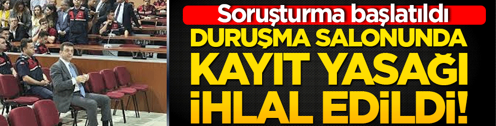 Duruşma salonunda kayıt yasağı ihlal edildi! Sahtekar gazeteci kılıklıları ifşa etti