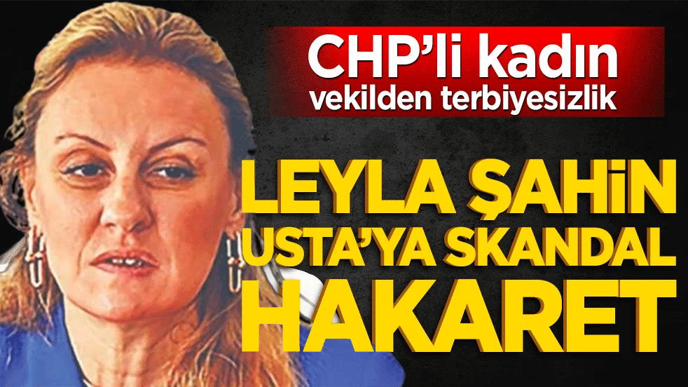 CHP’li kadın vekilden terbiyesizlik! Leyla Şahin Usta’ya skandal hakaret