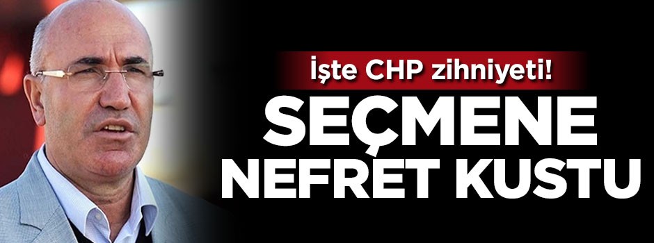 CHP'li Mahmut Tanal seçmeni aşağıladı