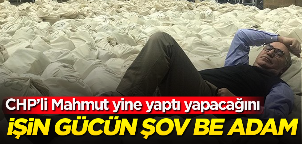 CHP'li Mahmut Tanal yine yaptı yapacağını! İşin gücün şov be adam