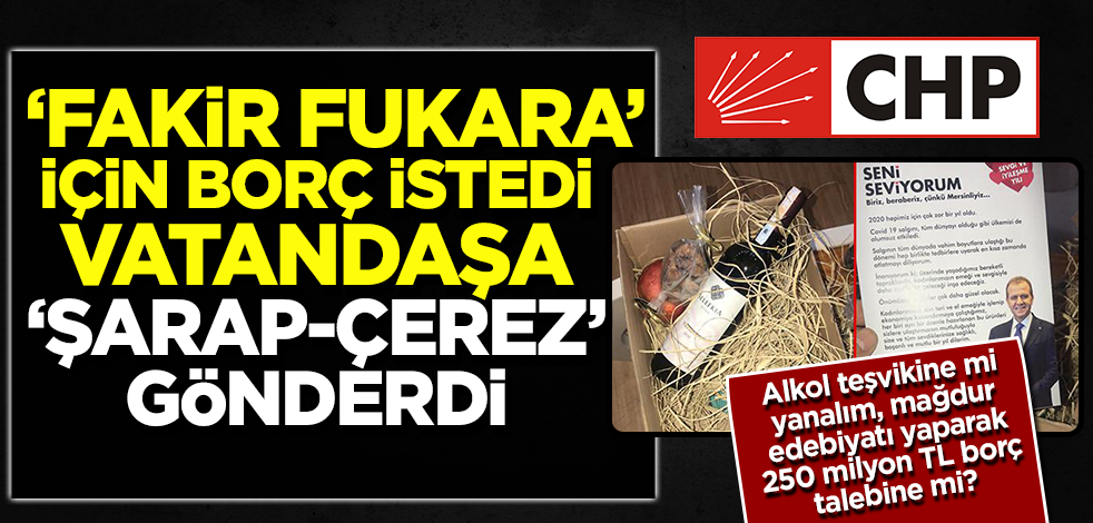 CHP'li Mersin Belediyesi'nde rezalet! Yılbaşı öncesi şarap-çerez dağıttı